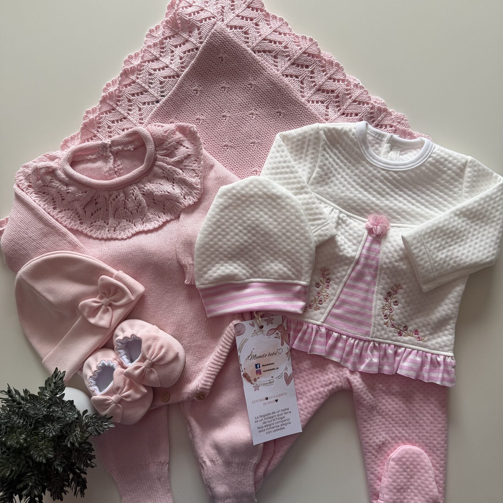 Conjunto de hilo algodón + conjunto de algodón