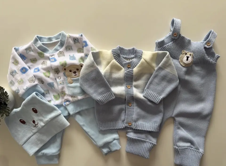 Conjunto de hilo algodón + conjunto de plush