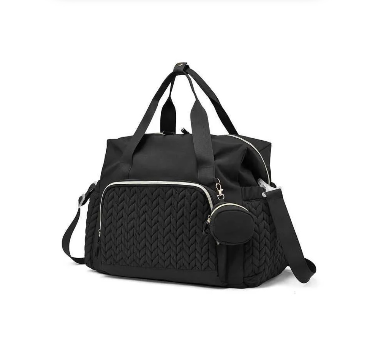 Bolso maternal con portachupetes