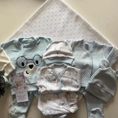 Conjunto de plush + conjunto de algodón + conjunto de algodón capitoneado