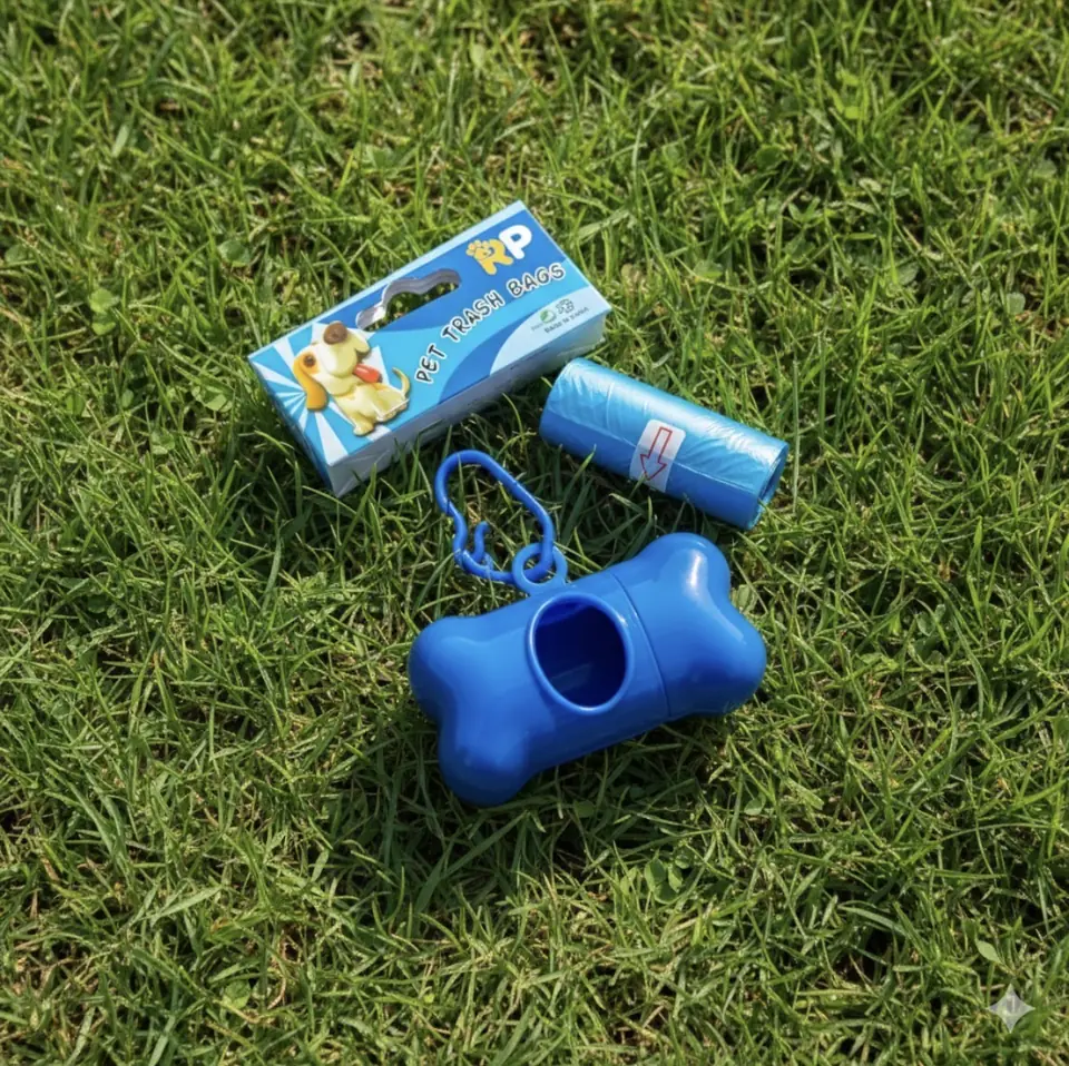Porta bolsa de plástico + bolsita