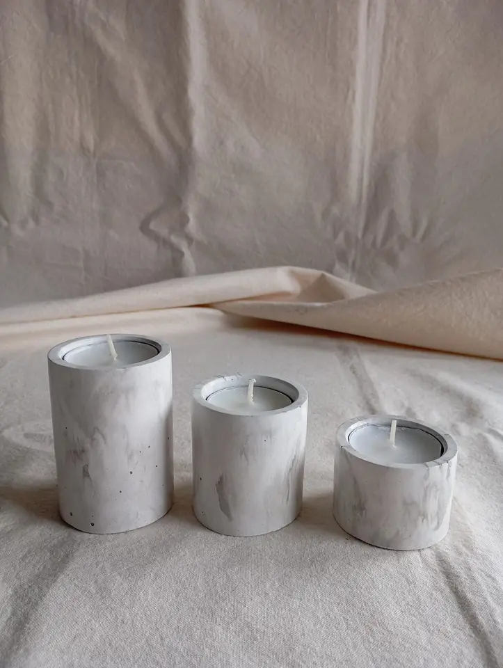 Set de velas cilíndricas Tres Marías