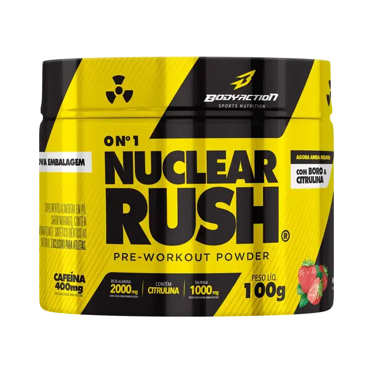 Pre Entreno NUCLEAR RUSH 100g FRUTILLA