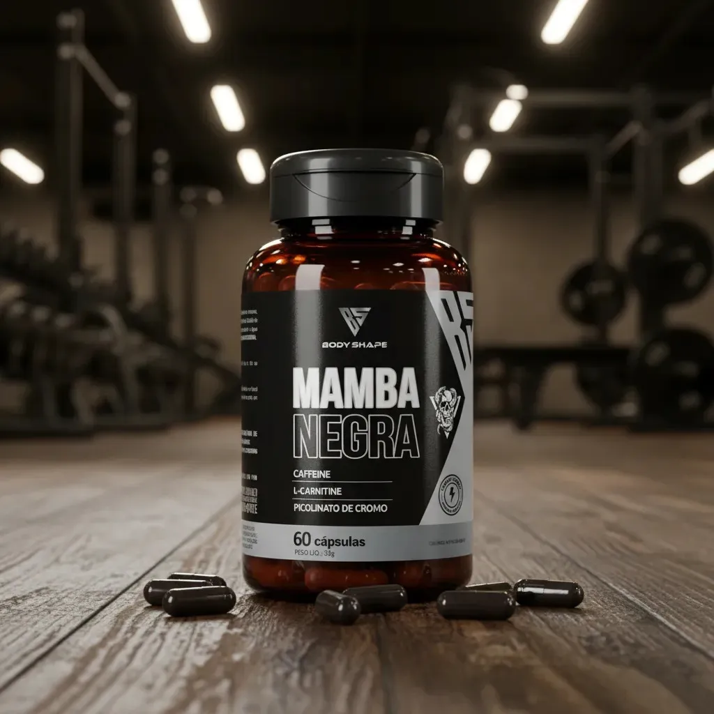 Mamba Negra Body Shape Termogénico 60 Cápsulas