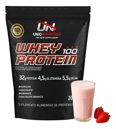 Whey UniqNutrition 100% 2kilos FRUTILLA
