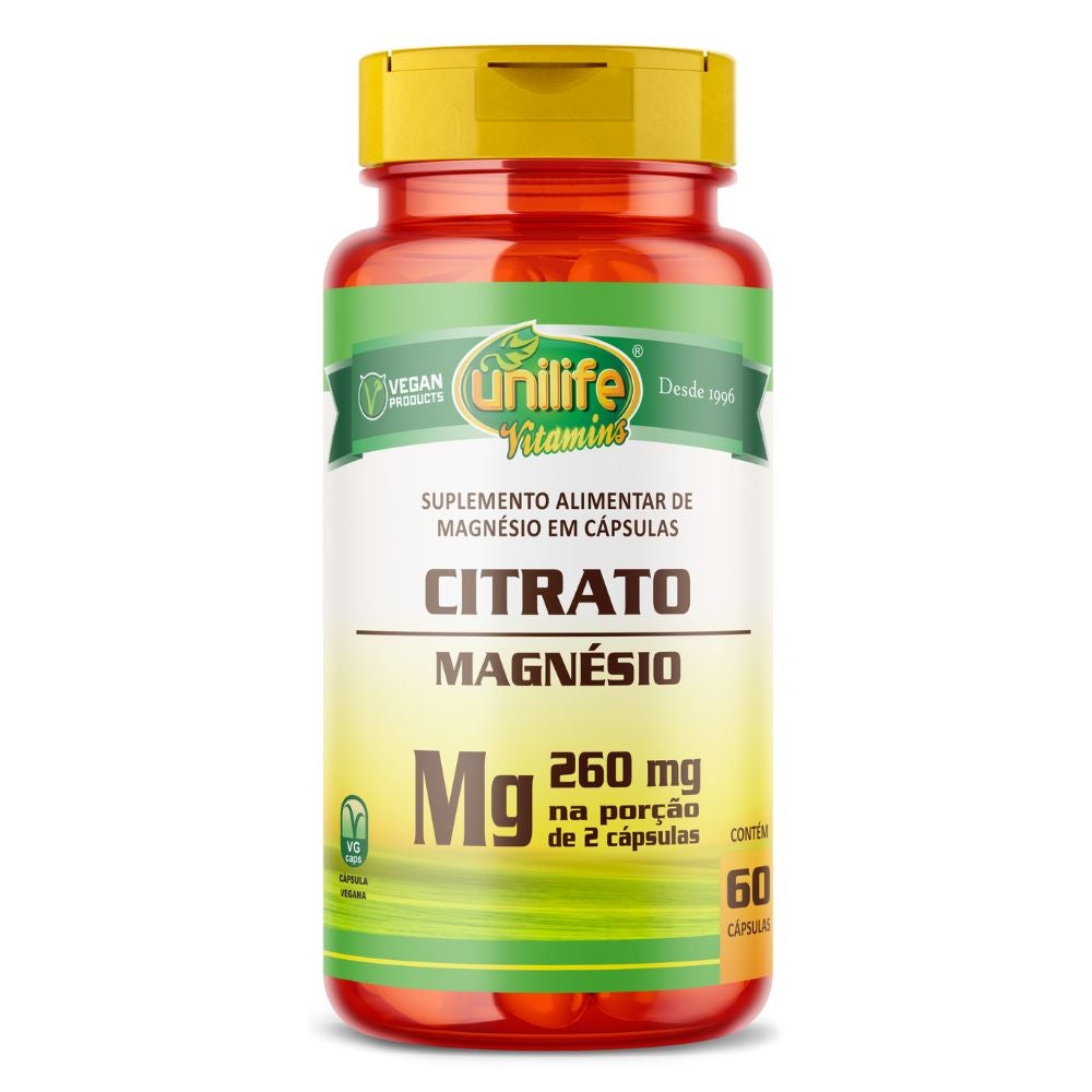 CITRATO DE MAGNESIO UNILIFE 60 CÁPSULAS
