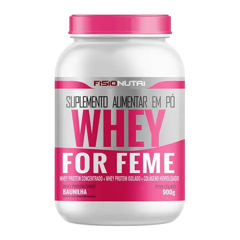 Whey for feme FisioNutri 900g VAINILLA