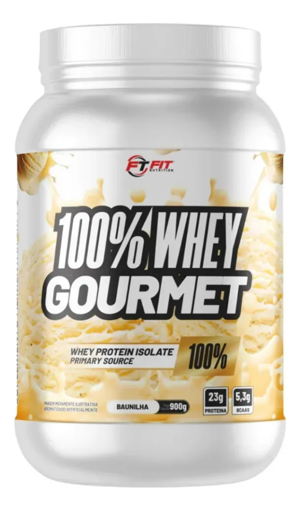Whey Gourmet 900g Aislado y Concentrado SunFit VAINILLA