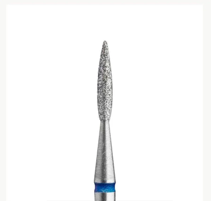 Fresa diamantada - Flama -  Gramaje AZUL - (Contorno fino, limpieza)
