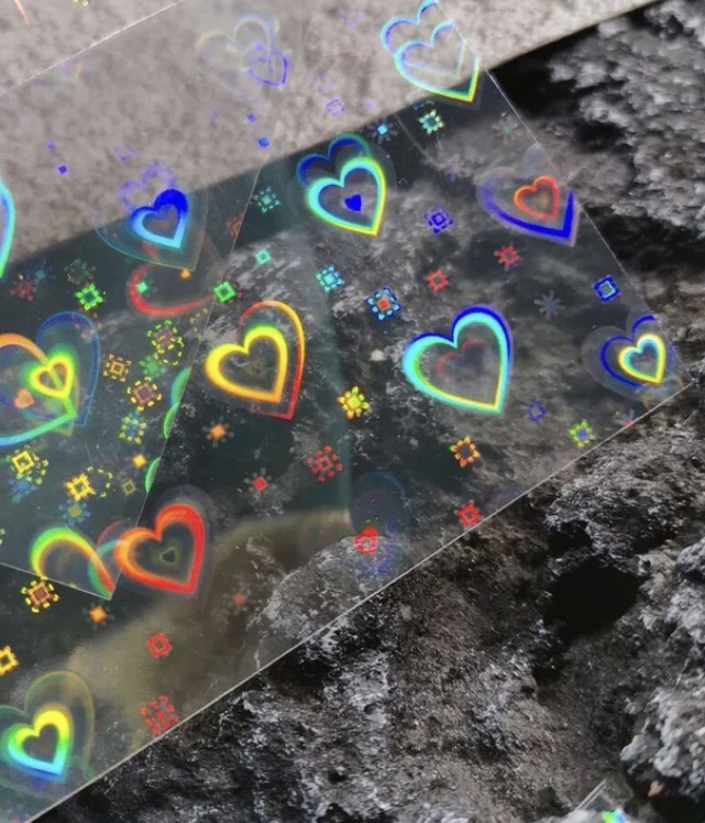 Sticker Holográfico con movimiento