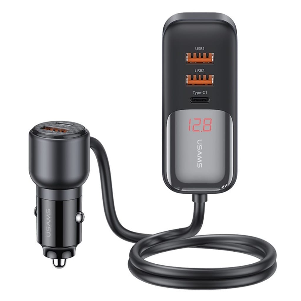 Cargador USB auto USAMS C40