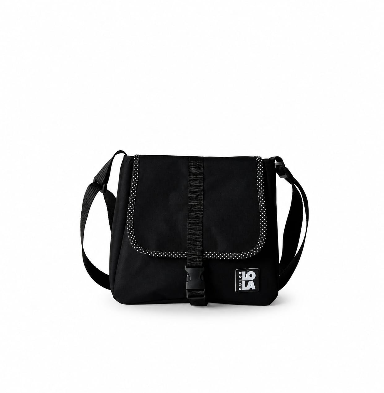 Morral Lucia negro con lunares