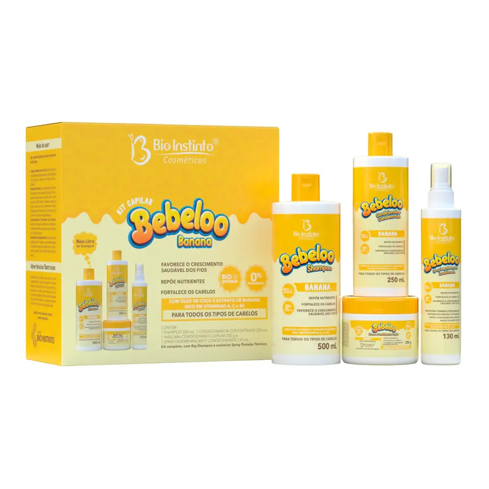 Kit Capilar Banana - Bebelo