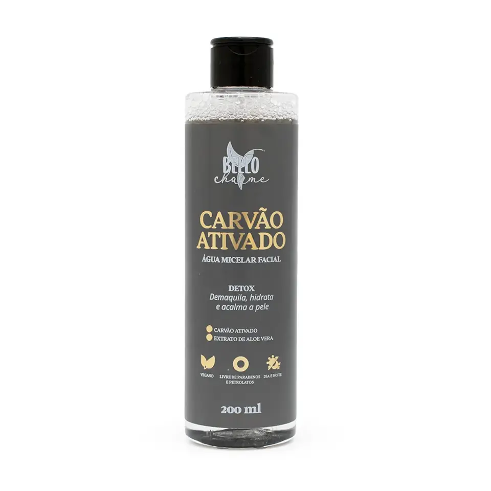 Agua Micelar Facial Carvão Ativado