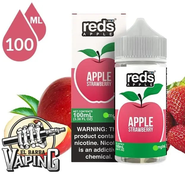 Daze Apple Strawberry Iced ICE 100ml 0mg