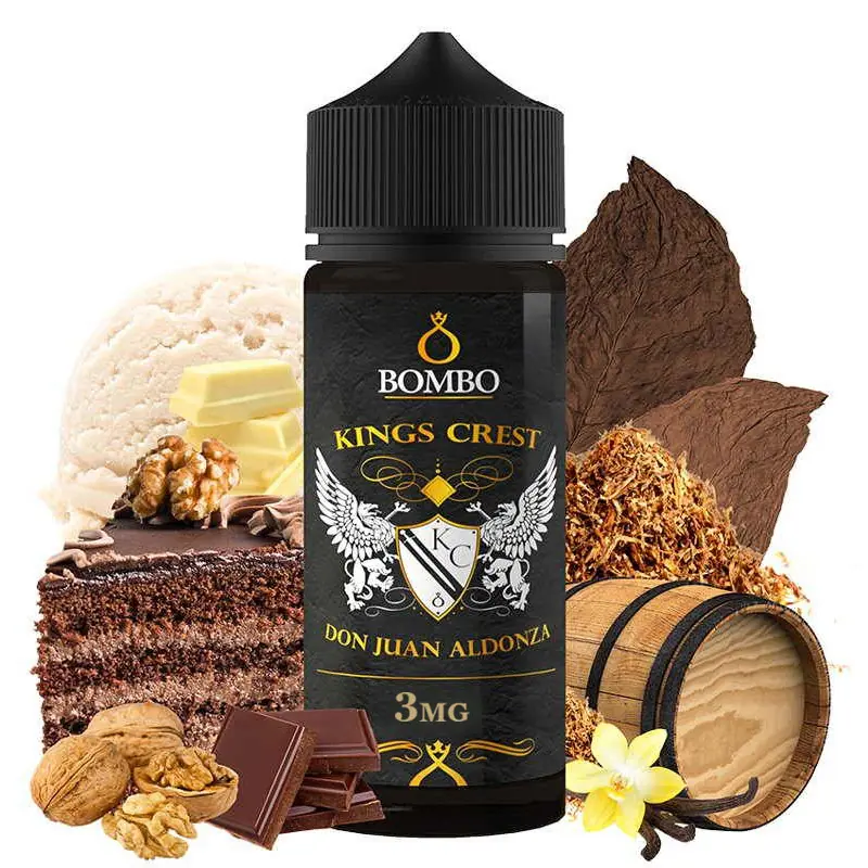 Kings Crest Bombo Don Juan Aldonza 120ml 3mg