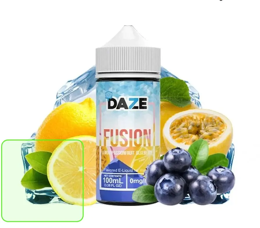 Daze Fusion Lemon Passionfruit Blueberry ICE 100ml 0mg