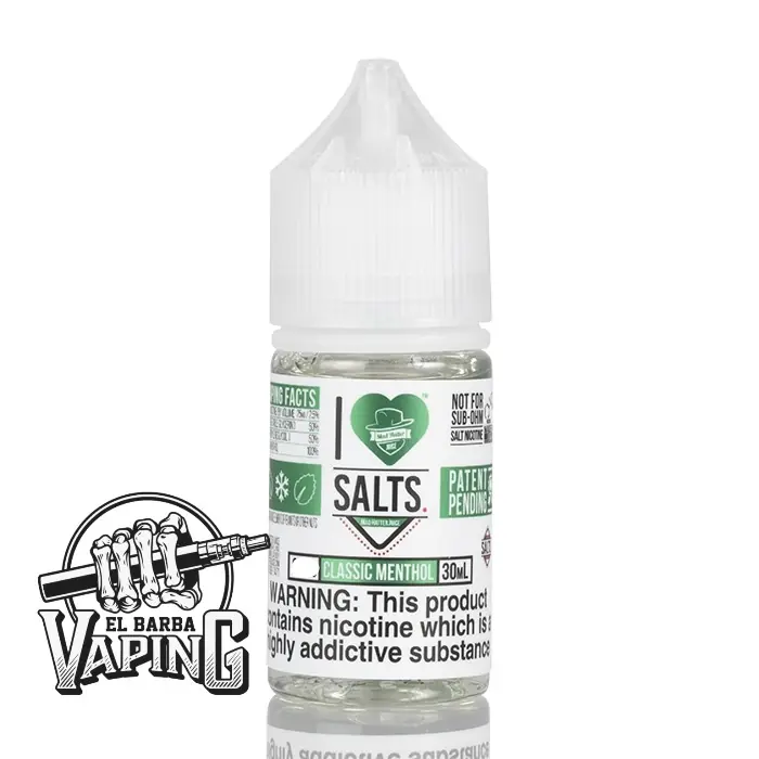 I Love Salts Classic Menthol 30ml 50mg