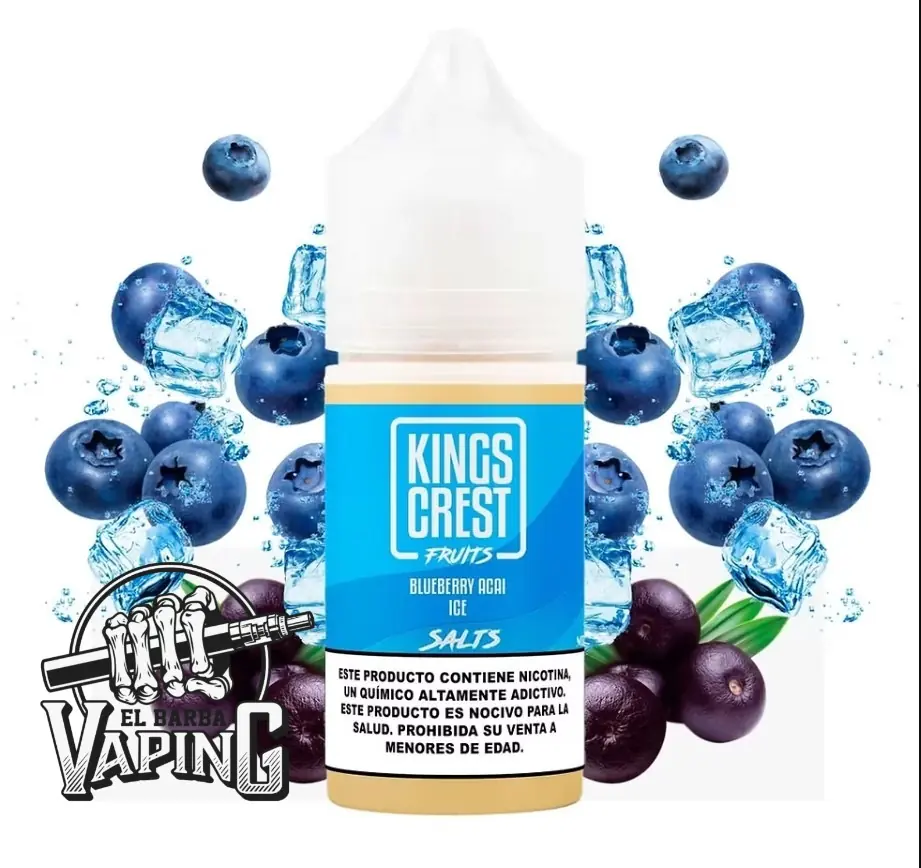 Kings Crest Blue Raspberry ICE 30ml 50mg