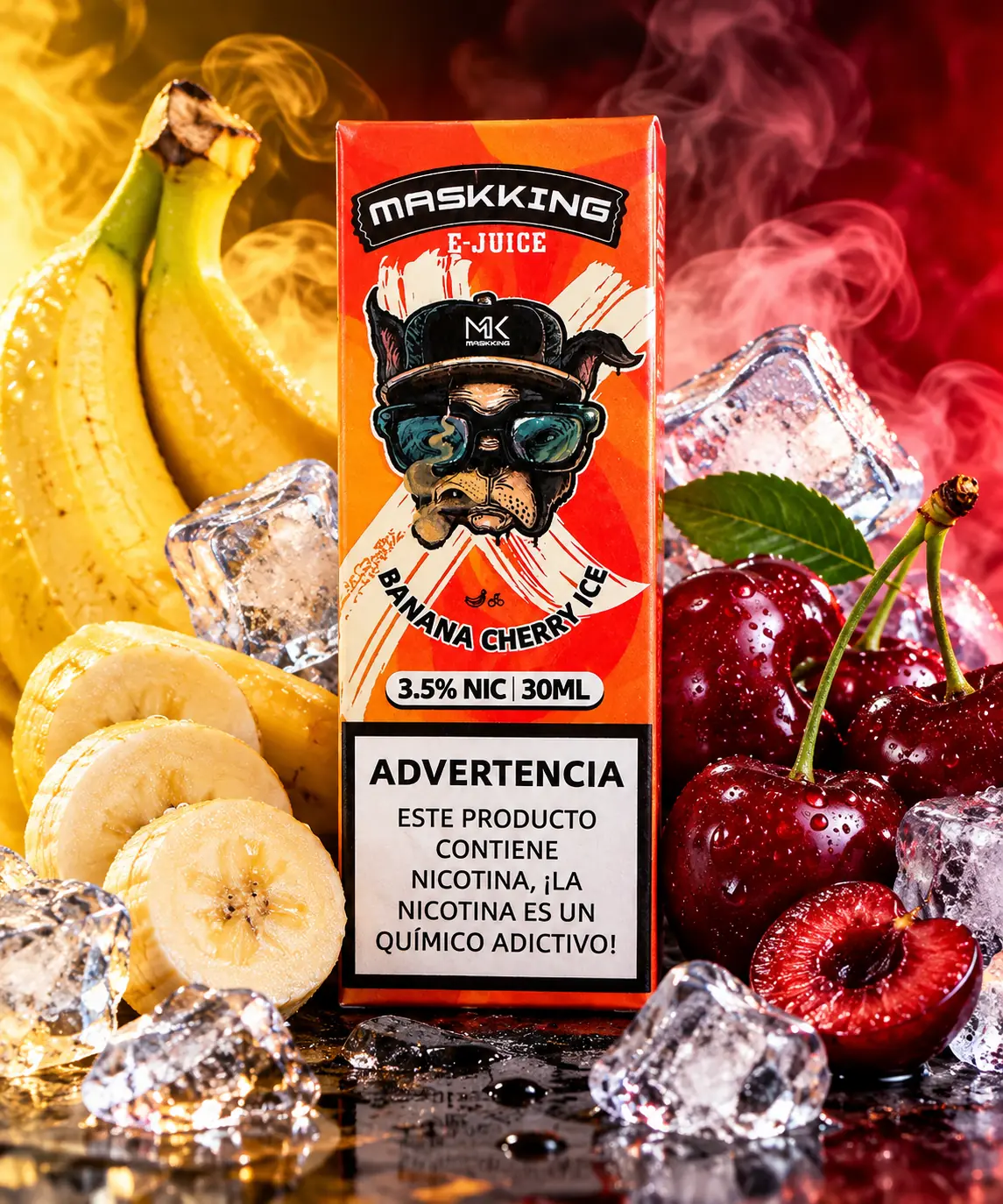 BANANA CHERRY ICE- MASKKING 30ML