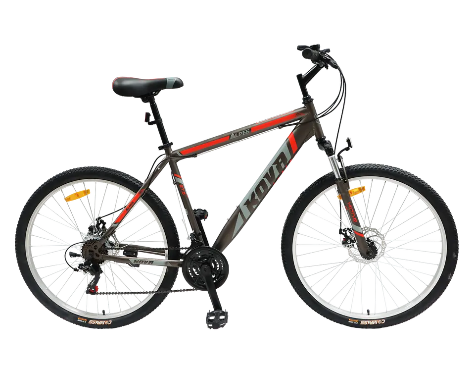 BICICLETA KOVA ALPES 27.5 HOMBRE GRIS MATE F-DISCO