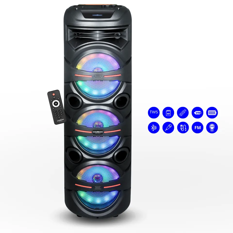 PARLANTE ACTIVO NORDMENDE 8P 1200W NRD-SR762