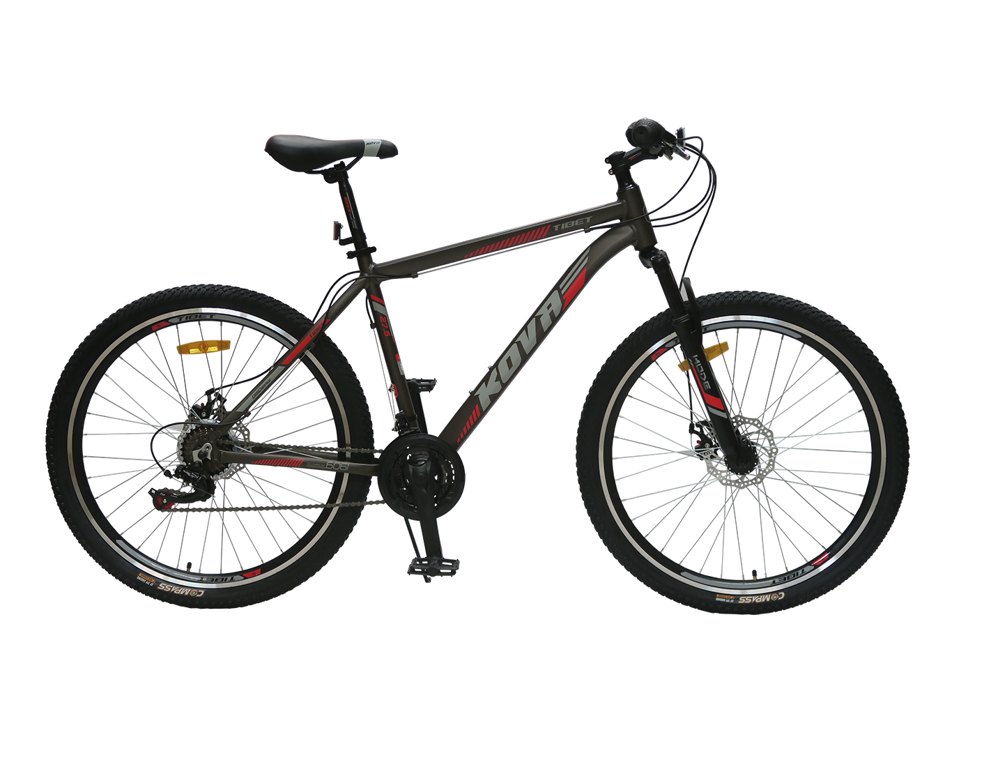 BICICLETA KOVA TIBET 27.5 HOMBRE F.DISCO GRIS PIZARRA TALLE M