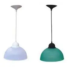 COLGANTE 1 LUZ PLASTICO 30X13CM MULTICOLOR