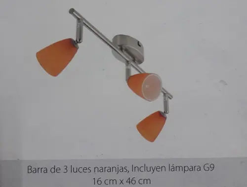 SPOT 3 LUCES DE TECHO PARED VIDRIO Y METAL BASE REDONDA KIRK