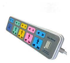 ALARGUE 4M COLORES 9 TOMAS + 2 USB 5338