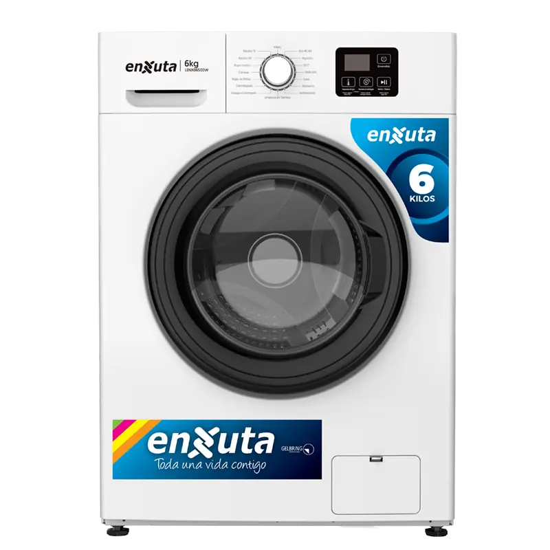 LAVARROPAS ENXUTA 6KG  CARGA FRONTAL LENX0650DW