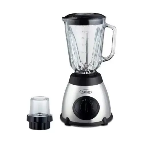 LICUADORA KASSEL INOX VIDRIO CON PROCESADOR KS-LCP50