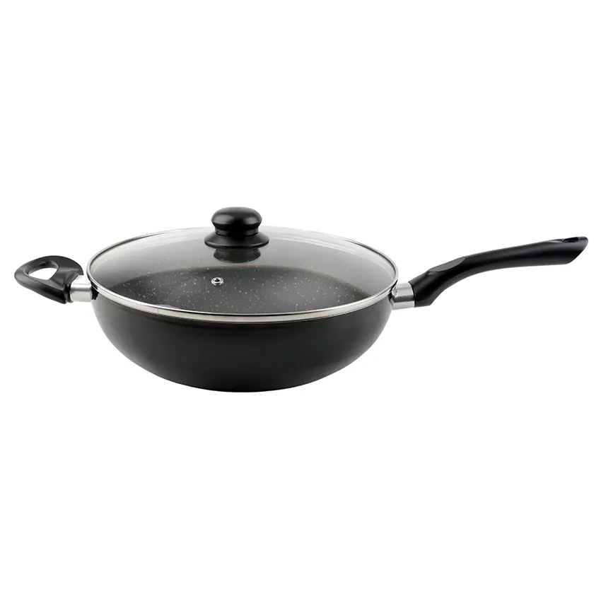 WOK CUORI 28CM MOD. BLACK