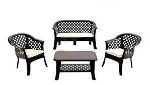 JUEGO DE JARDIN VERANDA NEGRO