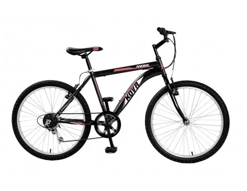 BICICLETA KOVA ANDES 24 NIÑO 6VEL NEGRO MATE