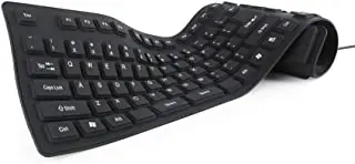 USB FLEXIBLE TECLADO IMPERMEABLE SILICON FLEXIBLE GOMA SUAVE