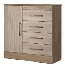 COMODA MONTEVIDEO 4 CAJONES NOGAL VAINILLA COD 4290-108
