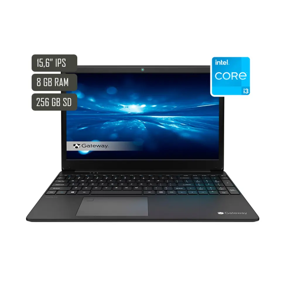 NOTEBOOK GATEWAY I3 1115G4 8GB 256GB 15P W10 BK