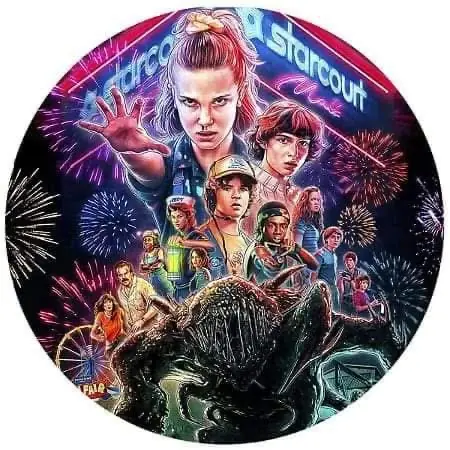 Panel Circular - Stranger Things 1
