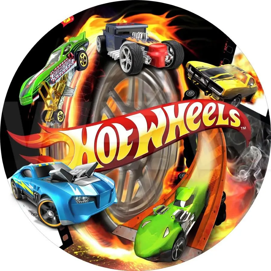 Panel circular - Hotwheels
