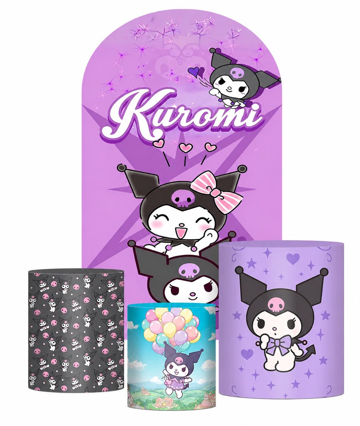 Panel Romano 2x1,Trio de fundas - Kuromi