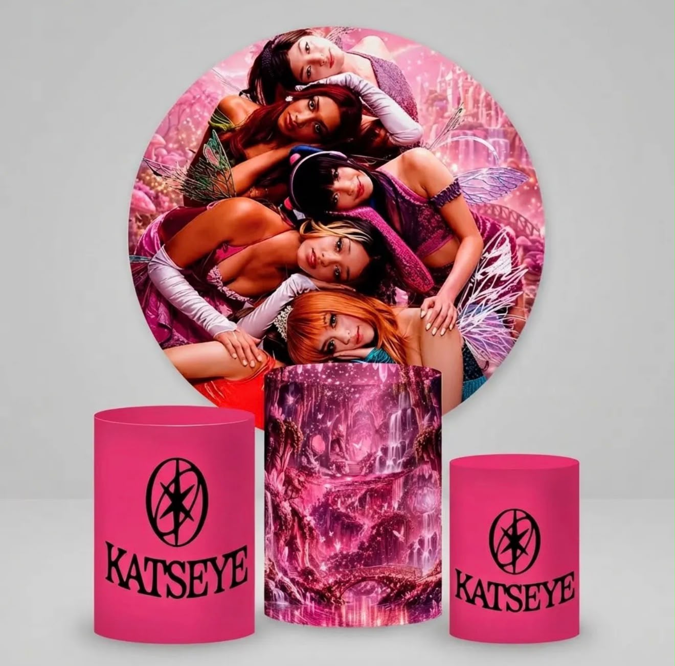 Kit panel circular trio de fundas – Katseye