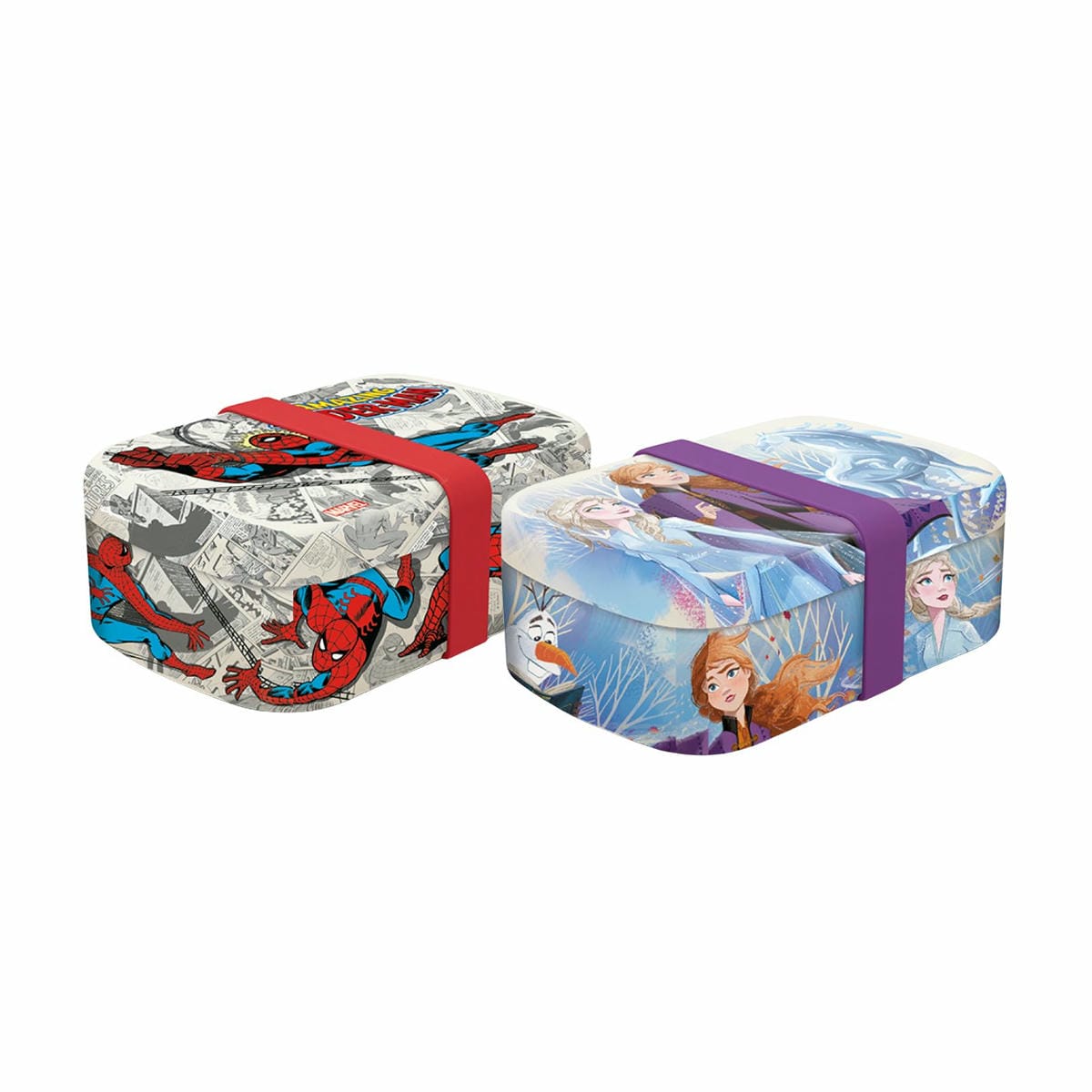 Vianda Infantil De Bambu 16x11x7 Cm Personajes