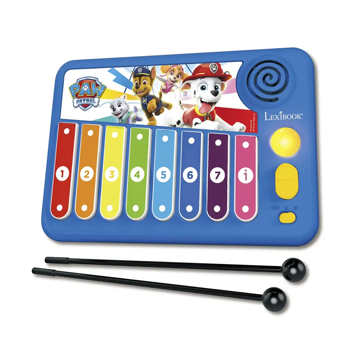 Xilófono Eléctrico Educativo Paw Patrol Lexibook Canciones