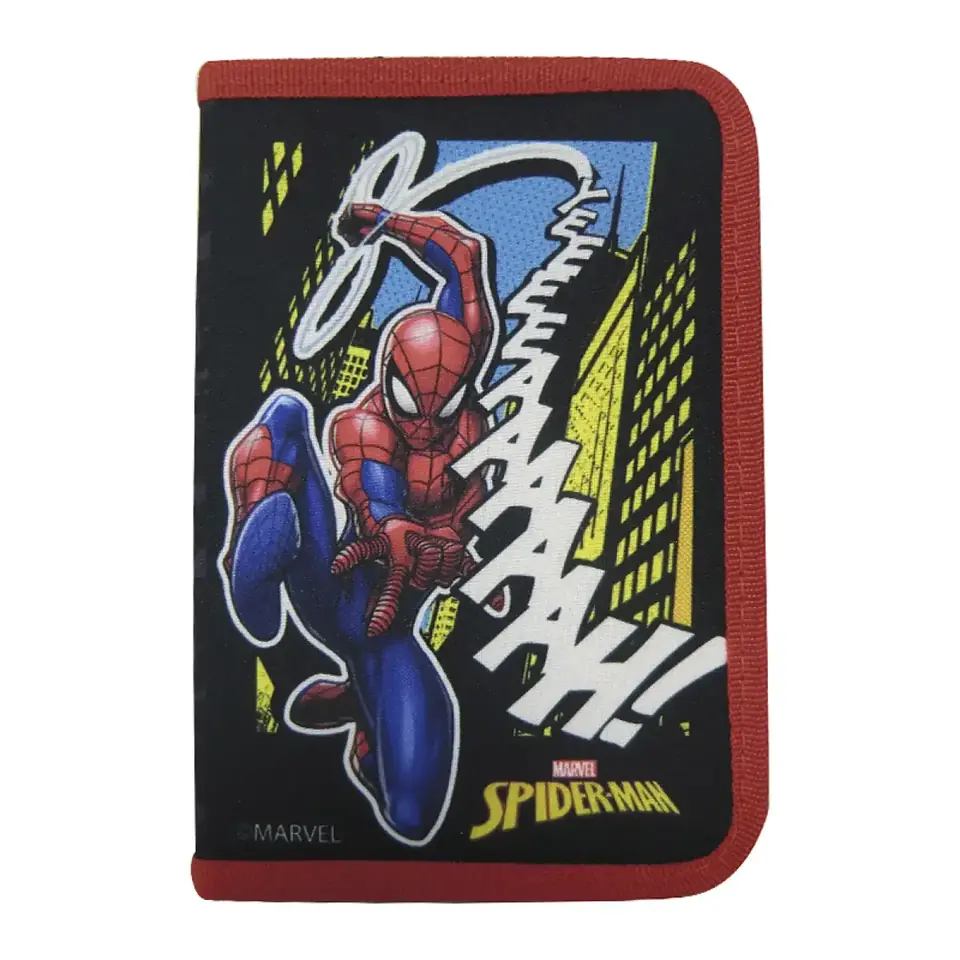 Cartuchera Tipo Libro 1 Piso Spiderman Marvel Avengers