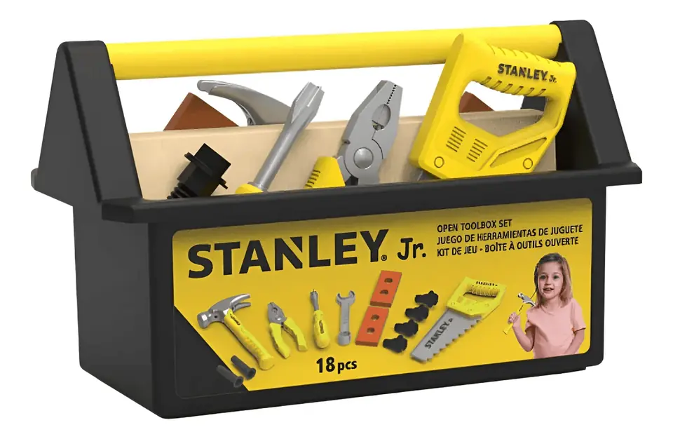 Juguete Stanley Jr Caja Herramientas 18 Pzas Srp065