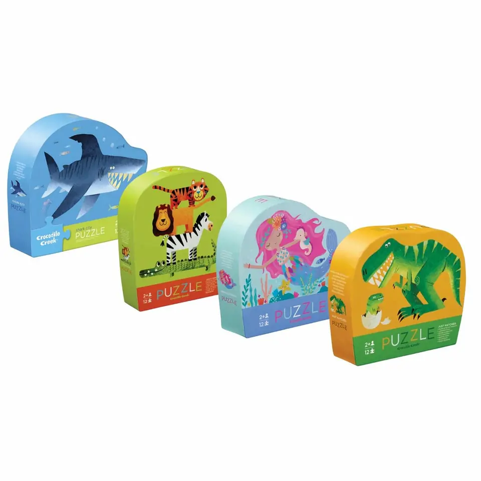 Mini Puzzle Crocodile Creek 12 Piezas Niños Mayores 2 Años
