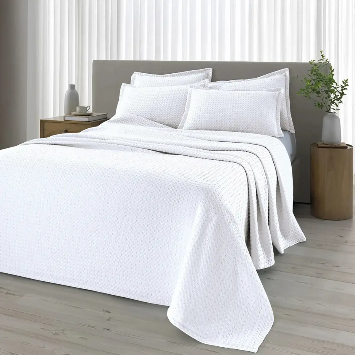Juego Colcha Cubrecama Provenca Con Fundas 2 Plazas 220x250