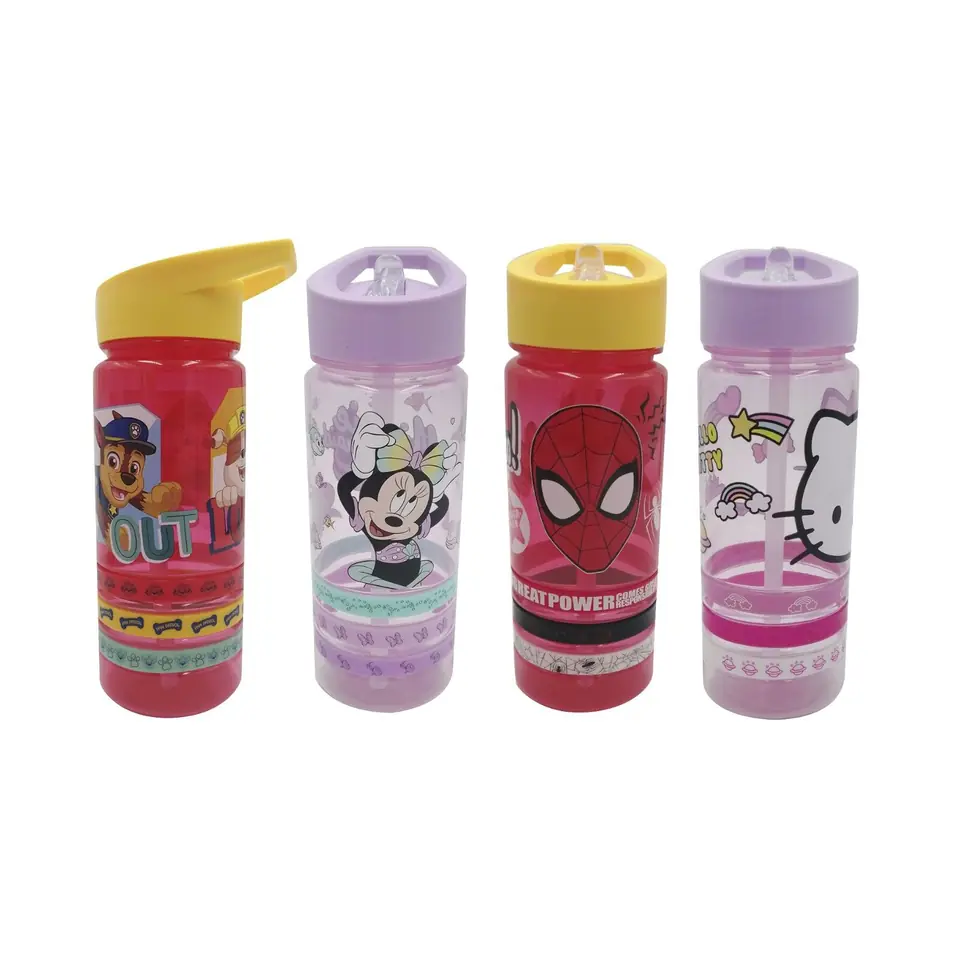 Botella PP 500 Ml Goma Eva Varios Personajes