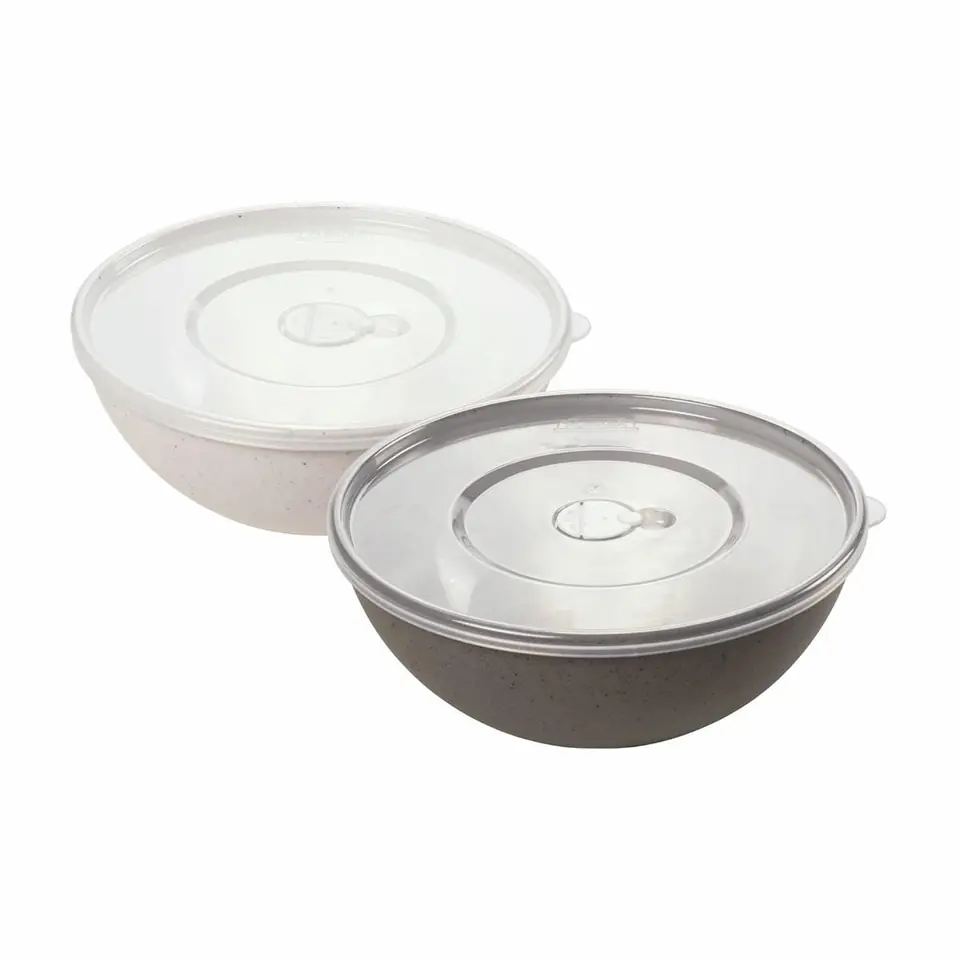 Bowl Plástico Gourmet con Tapa 600 ml